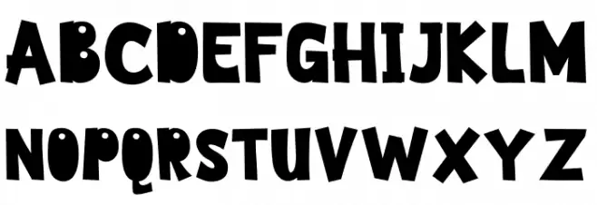 Squidy Club Font UPPERCASE