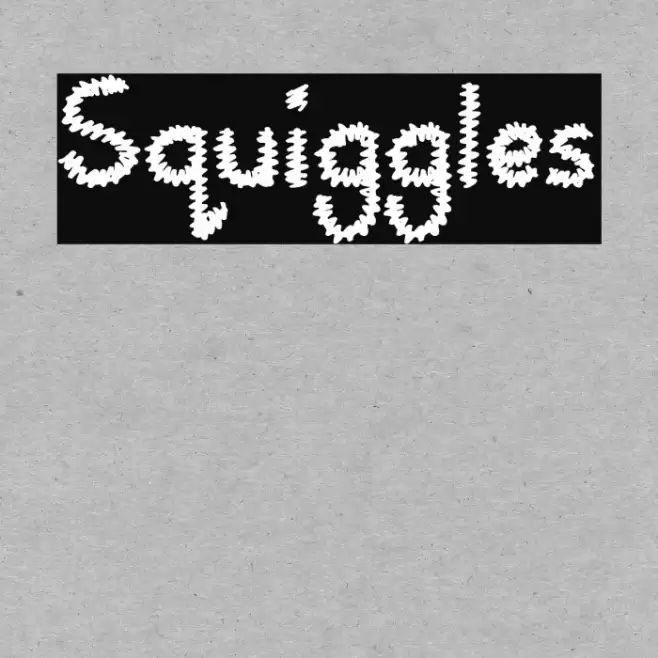 Squiggles Font examples