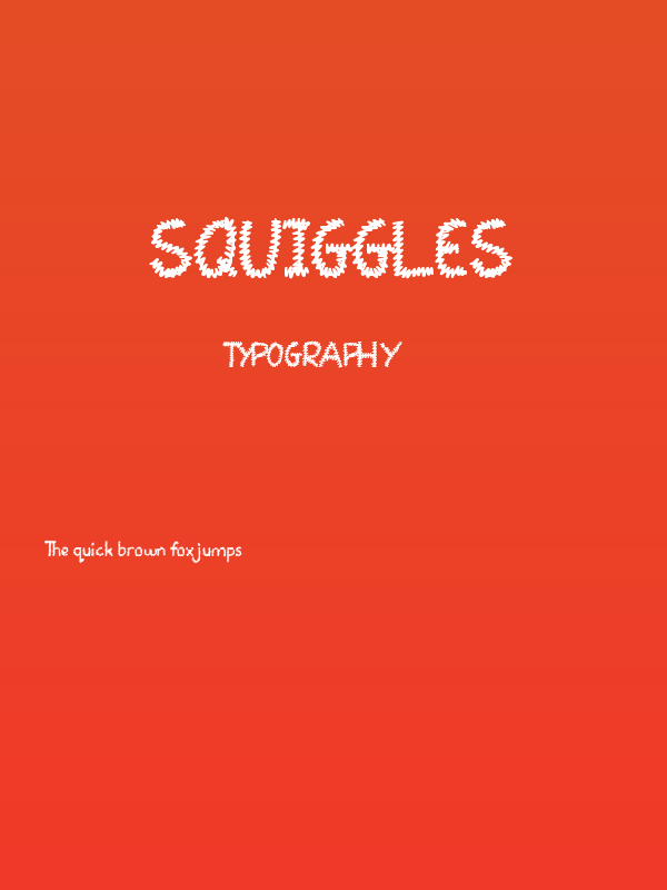 Squiggles Poster
