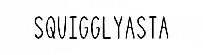 Squiggly Asta  Скачать бесплатные шрифты