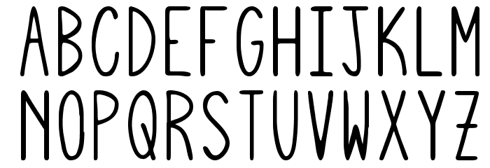 Squiggly Asta Font LOWERCASE