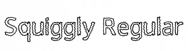 Squiggly Regular  Fuentes Gratis Descargar