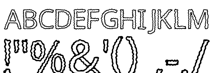 Squiggly Regular Font OTHER CHARS