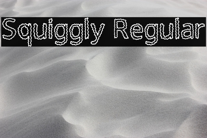 Squiggly Regular Example 2