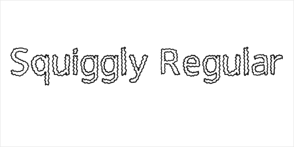 Squiggly Regular Logo