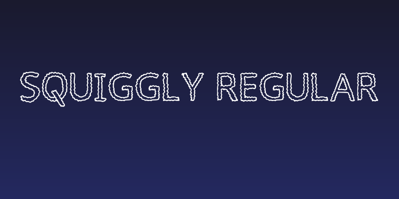 Squiggly Regular Social Header