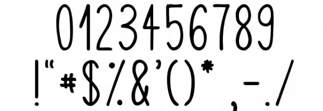 SquigglyAsta Font OTHER CHARS