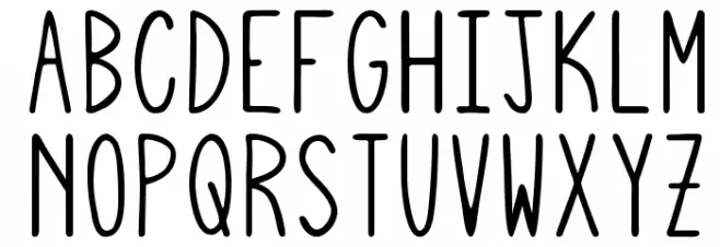 SquigglyAsta Schriftart Groß
