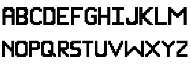 SquimFont 字体 大写