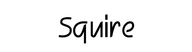 Squire  免费字体下载