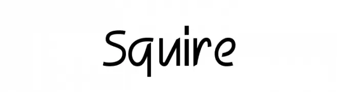 Squire  नि: शुल्क फ़ॉन्ट्स डाउनलोड