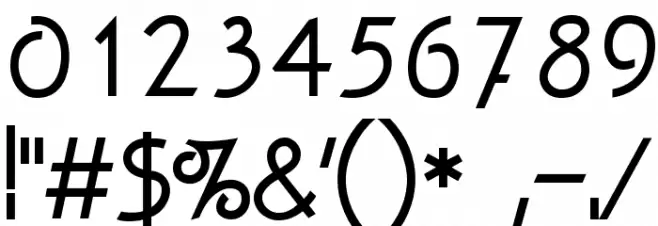 Squire Font OTHER CHARS