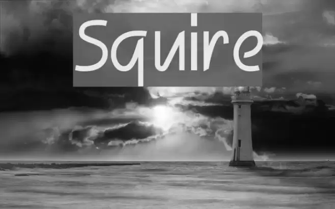 Squire Font examples
