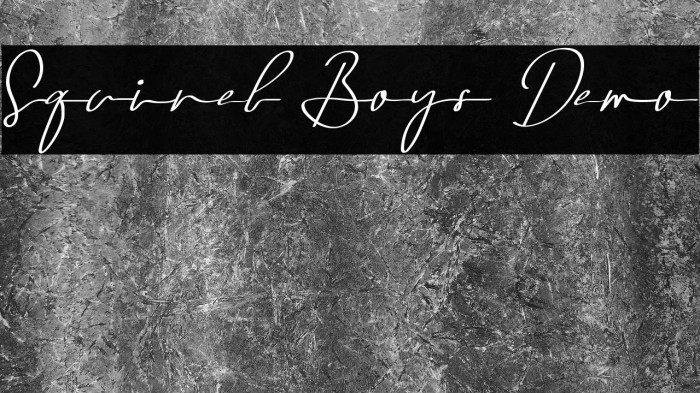 Squirel Boys Demo Example 3