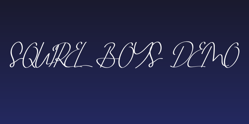 Squirel Boys Demo Social Header