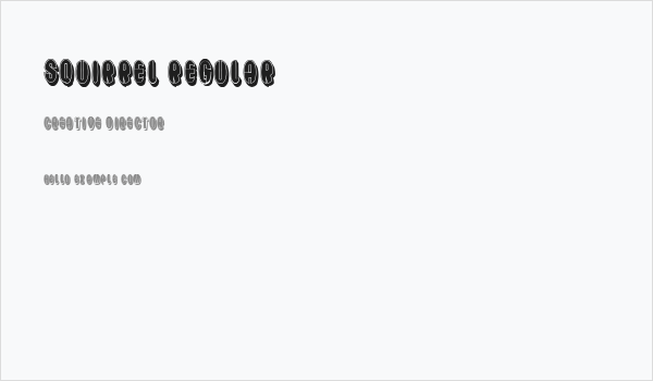 Squirrel Regular Business Card