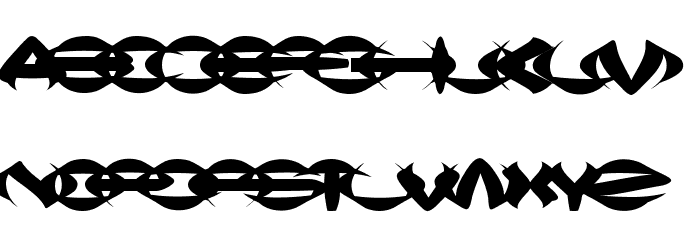 Squish Font LOWERCASE