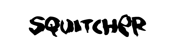 Squitcher  Frei Schriftart Herunterladen