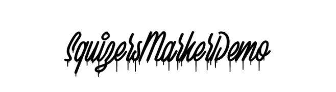 SquizersMarkerDemo  les polices de caractères gratuit tlcharger
