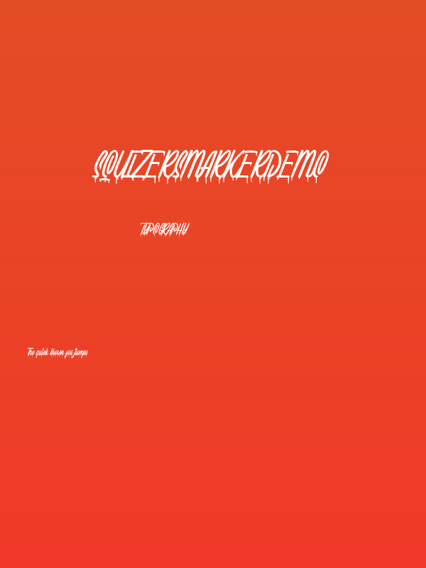 SquizersMarkerDemo Poster