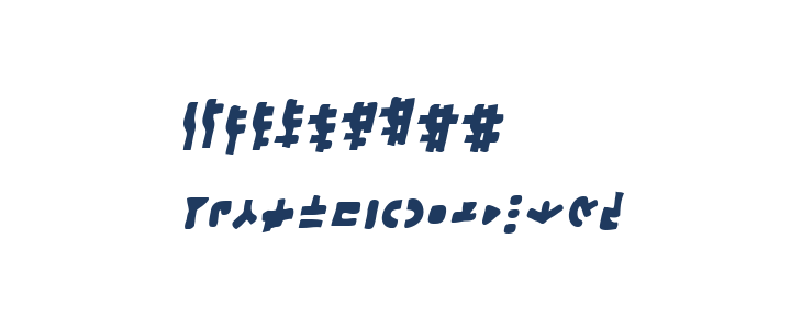 Squiznor BB Bold Other Characters