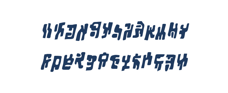 Squiznor BB Bold Lowercase