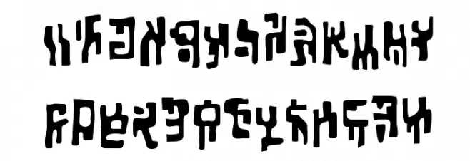 Squiznor BB Font Litere mari