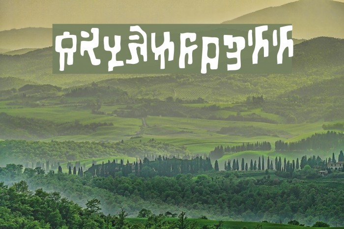SquiznorBB Font examples