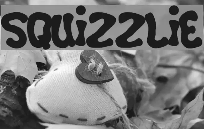 Squizzlie Font examples
