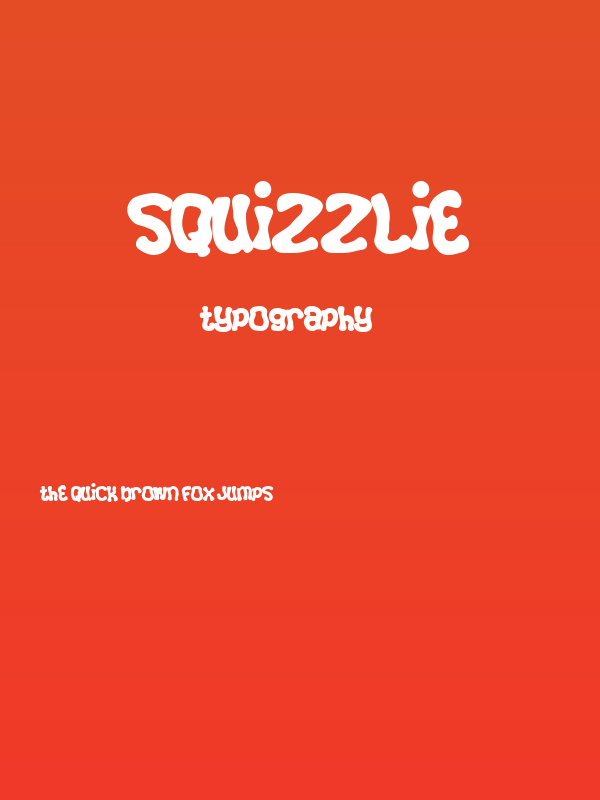 Squizzlie Poster
