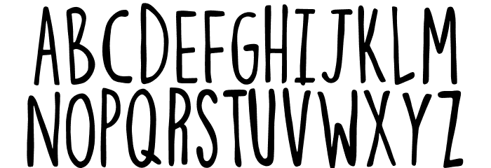 Sqwoze Font UPPERCASE