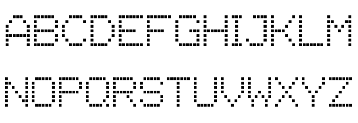 square 77 Font LOWERCASE