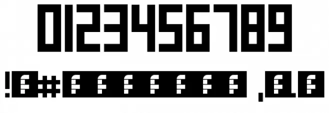 square deal Regular Font OTHER CHARS