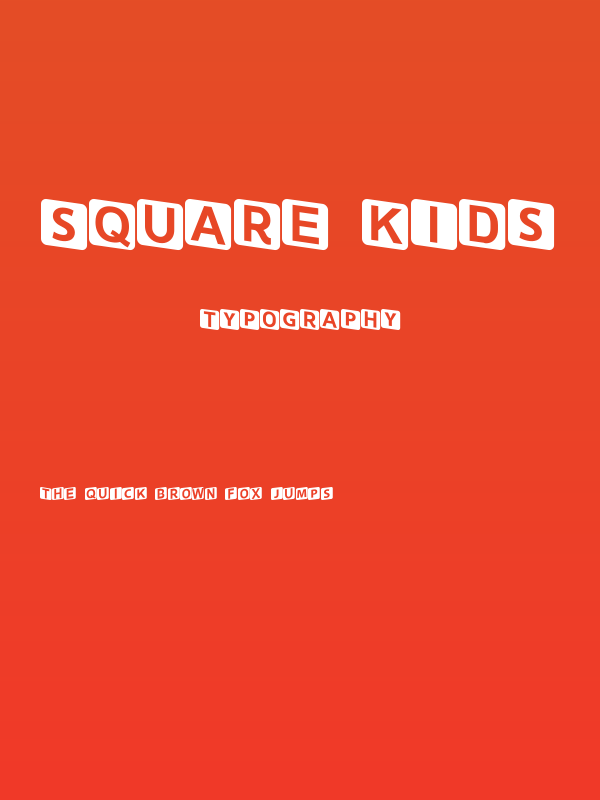 square kids Poster