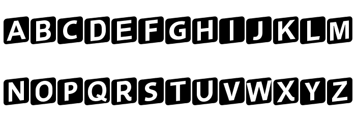 square kids Font LOWERCASE
