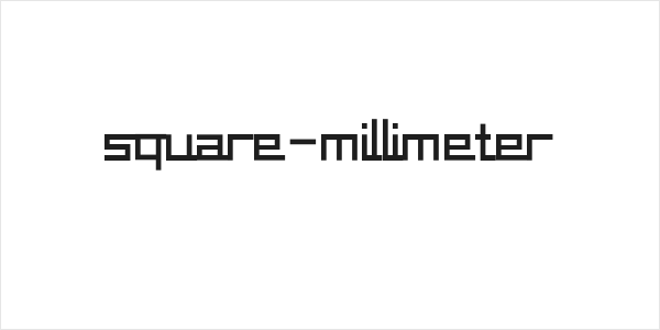 square-millimeter Logo