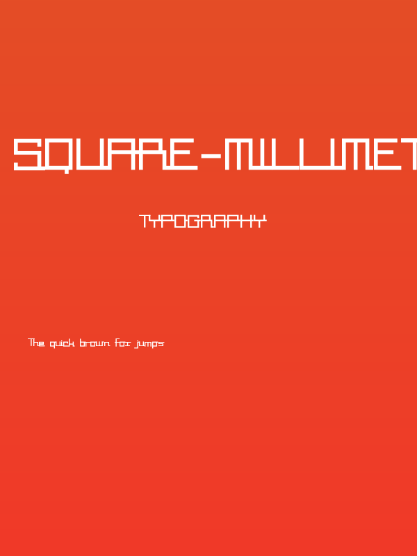 square-millimeter Poster