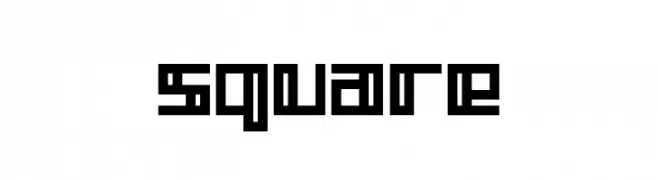 square  Fuentes Gratis Descargar
