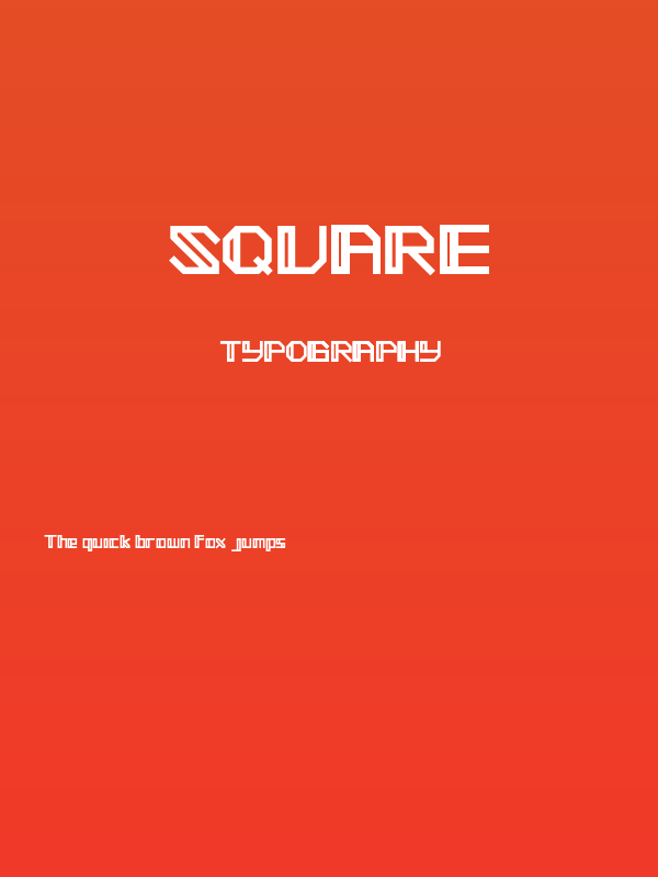 square Poster