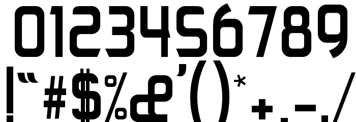squareiMM Font OTHER CHARS