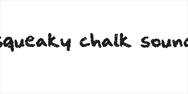 squeaky chalk sound Logo