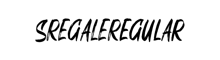 SREGALE Regular  Frei Schriftart Herunterladen