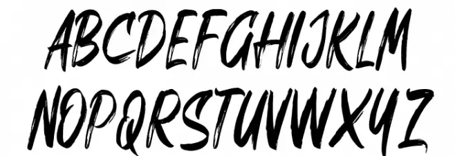 SREGALE Regular Шрифта ВЕРХНИЙ