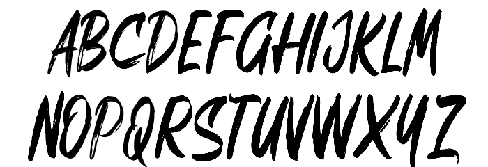 SREGALE Regular Font LOWERCASE