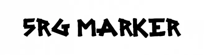 SRG MARKER  Descarca Fonturi Gratis