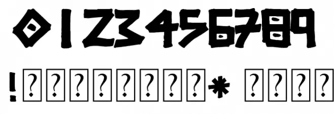 SRG MARKER フォント その他の文字