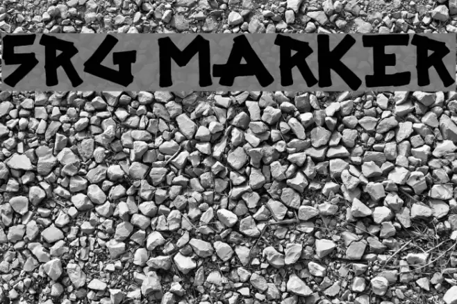 SRG MARKER フォント examples