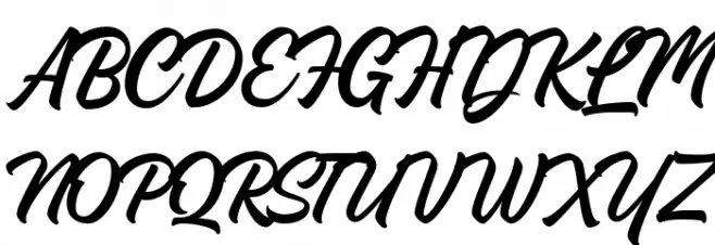 Srabi Script Polices MAJUSCULES