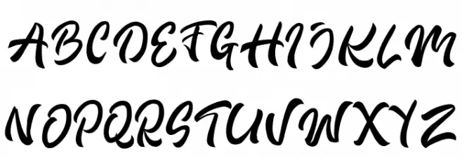 Sraina 字体 大写