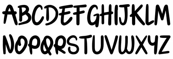 Srat-Sret Schriftart Groß